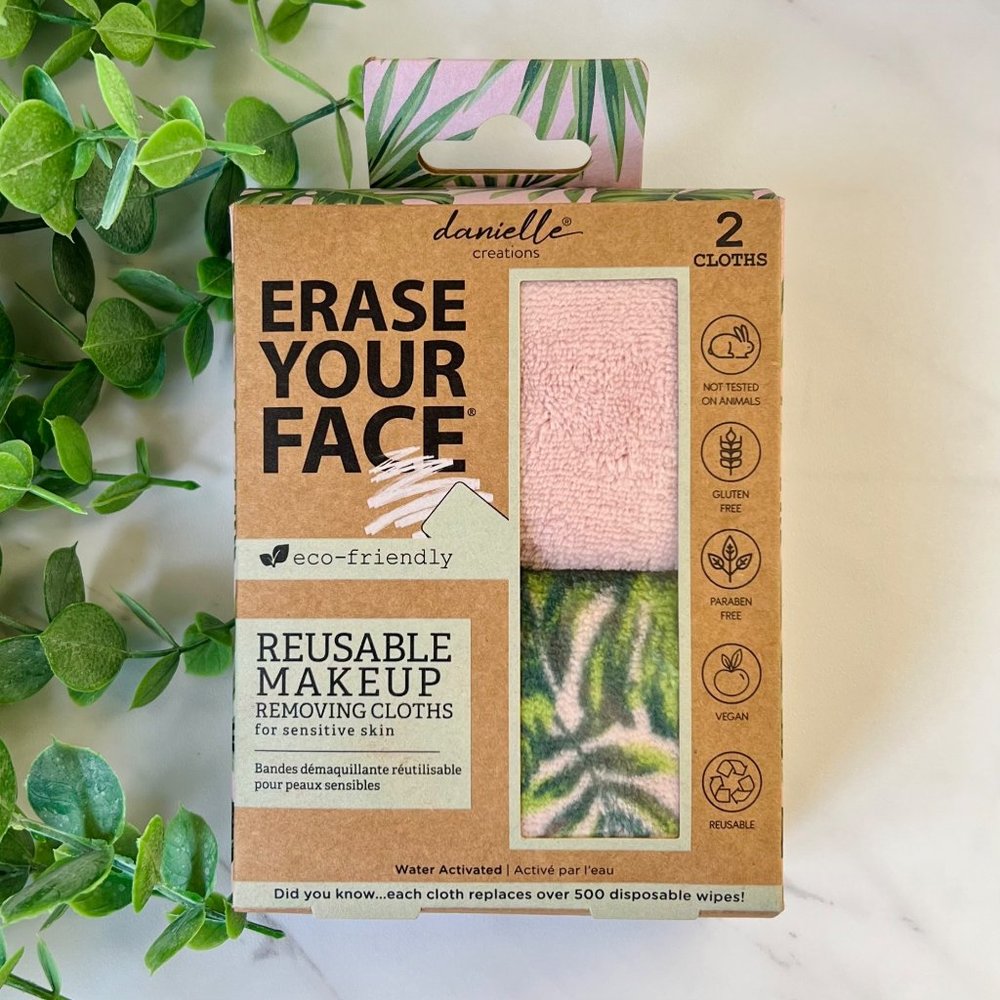 ERASE YOUR FACE Reusable Makeup Removing Cloths